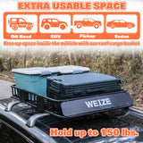 54” x 34” x 6” Roof Rack | Heavy Duty Steel Cargo Basket for Cars & Trucks, Adjustable Rooftop Luggage Holder, 150 lbs Capacity truckdreamer