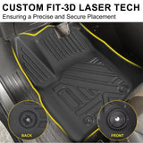 Custom Fit All-Weather Mats for Dodge Durango & Jeep Grand Cherokee | Anti-Slip Waterproof Liners