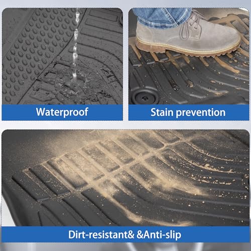 Custom Fit Floor Mats for 2023-2024 Honda CRV & CR-V Hybrid | All Weather Mats with Cargo Liner truck dreamer