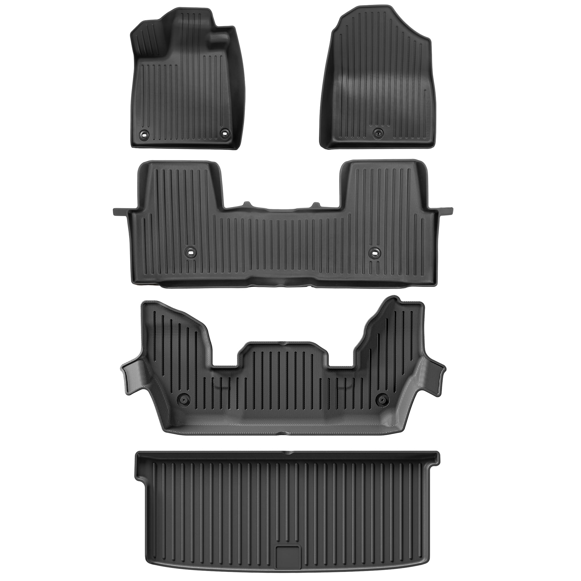 Custom Fit Floor Mats for Honda Pilot 2023-2025 | All Weather Car Mats truck dreamer