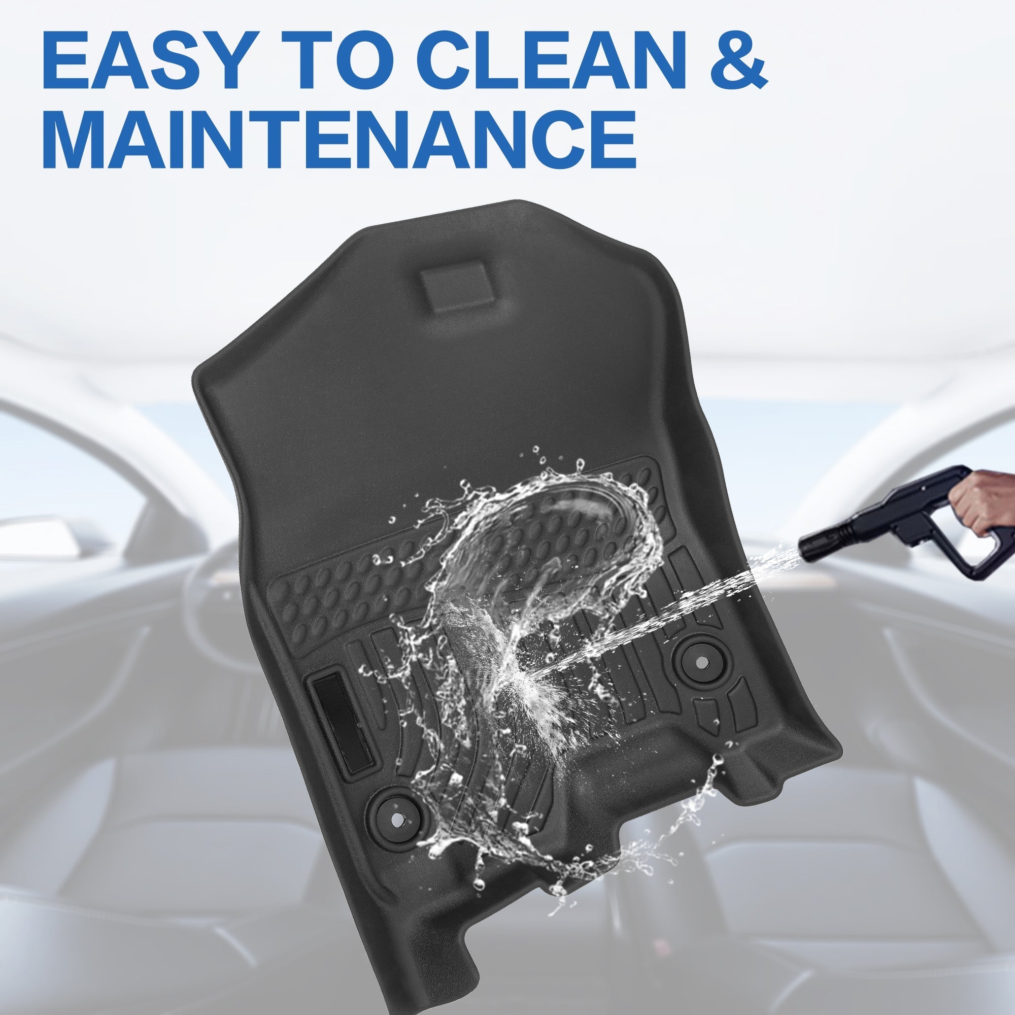 Custom Fit Floor Mats for Ram 1500 Crew Cab 2019-2024 New Body (NOT Classic Models) | All-Weather Protection truck dreamer