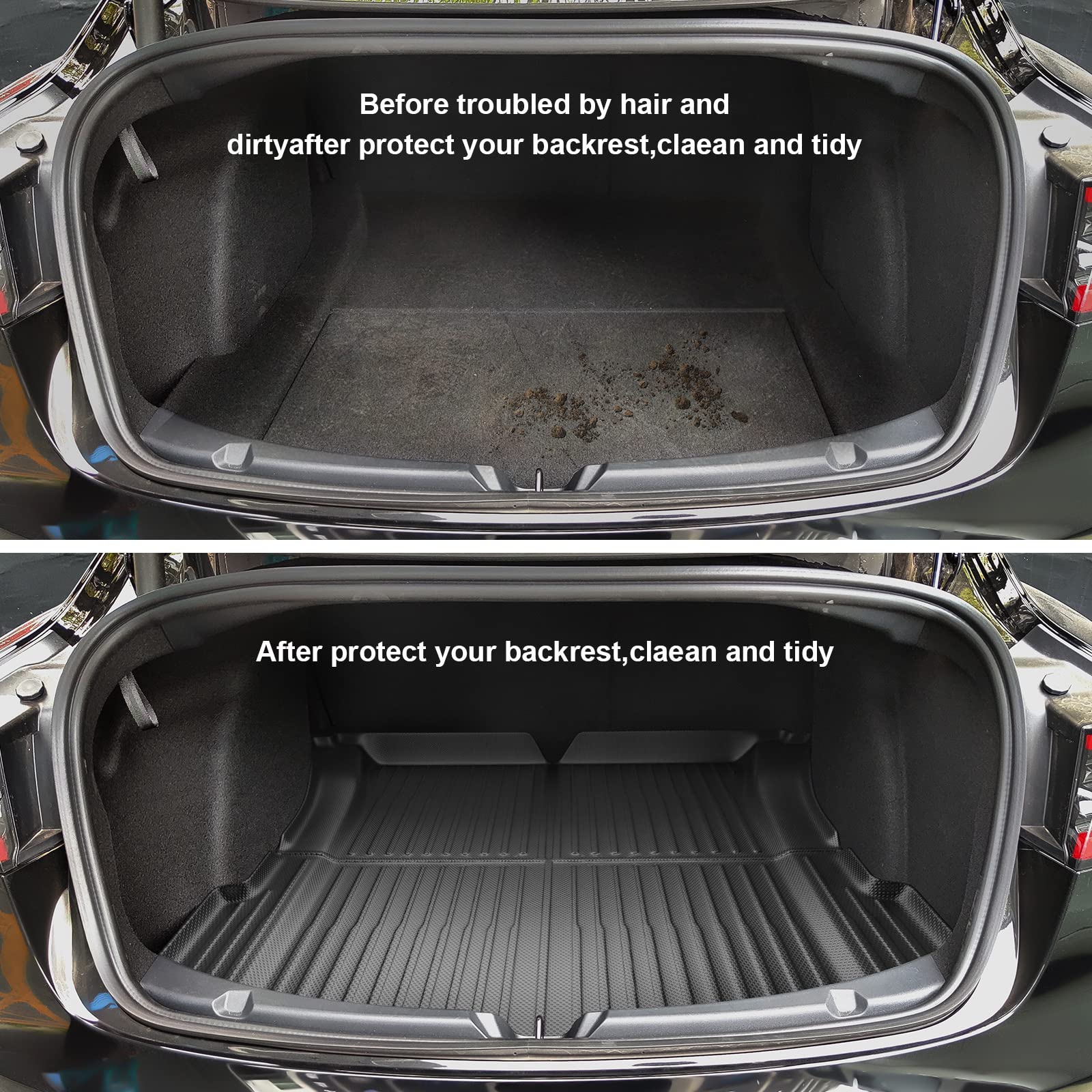 Custom Fit Floor Mats for Tesla Model 3 (5-Seat) 2021-2023 | All-Weather Protection truck dreamer