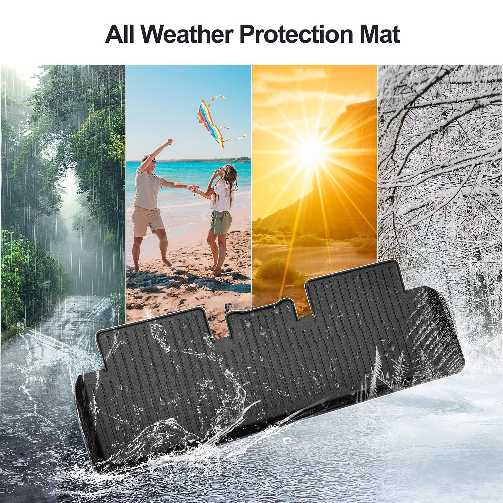 Custom Fit Floor Mats for Tesla Model 3 (5-Seat) 2021-2023 | All-Weather Protection truck dreamer
