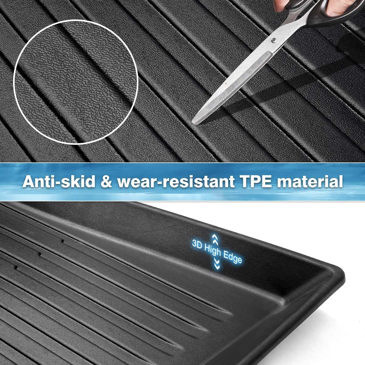 Floor Mats for Tesla Model Y 2020-2024 | All-Weather Custom Fit Liners truck dreamer