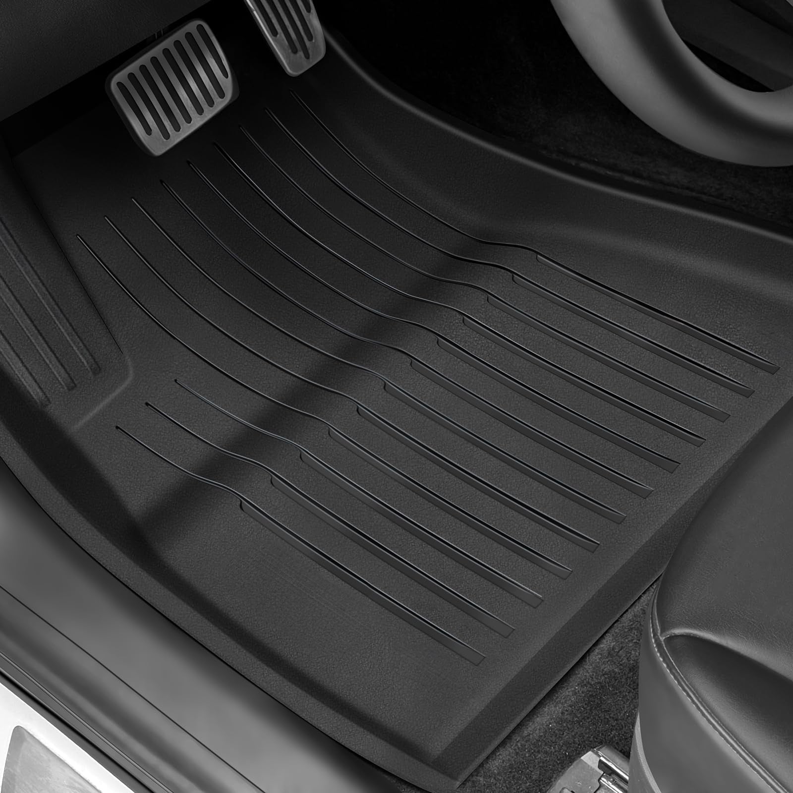 Floor Mats for Tesla Model Y 2020-2024 | All-Weather Custom Fit Liners truck dreamer