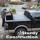 Soft Quad-Fold Truck Bed Tonneau Cover | Fits 2015-2020 Ford F-150  | 5.5’ Bed | Weatherproof, Durable, Easy Install truck dreamer