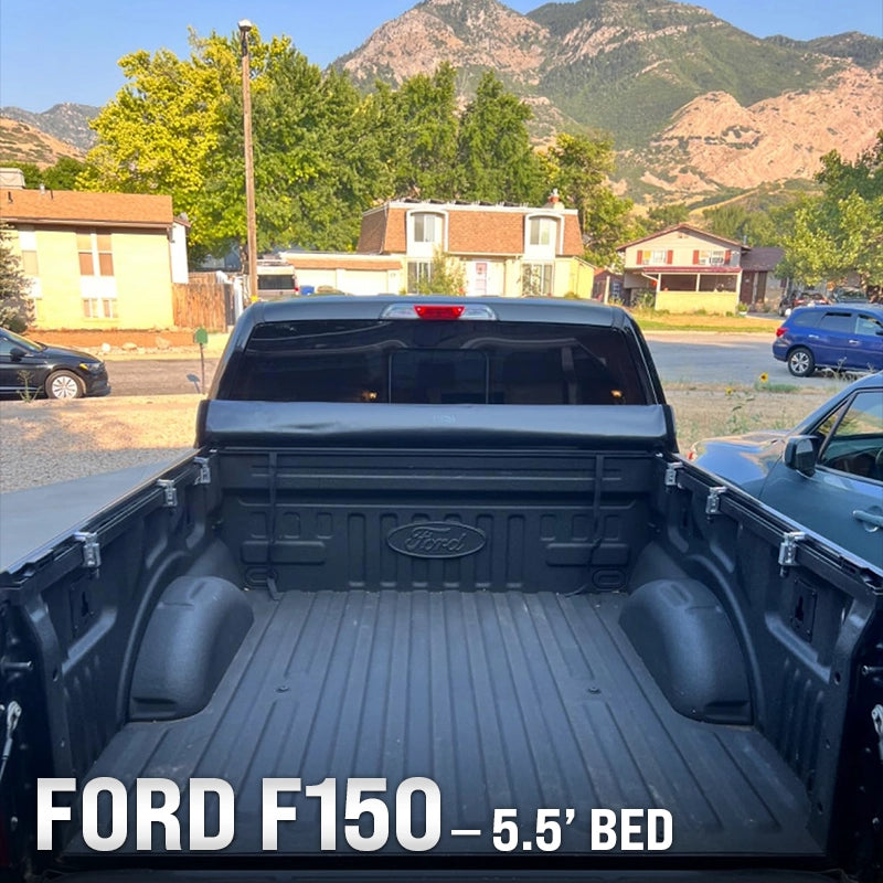 Soft Roll-Up Truck Bed Tonneau Cover | Fits 2015-2020 Ford F-150 Lightning | 5.5’ Bed | Weatherproof, Durable, Easy Install truck dreamer