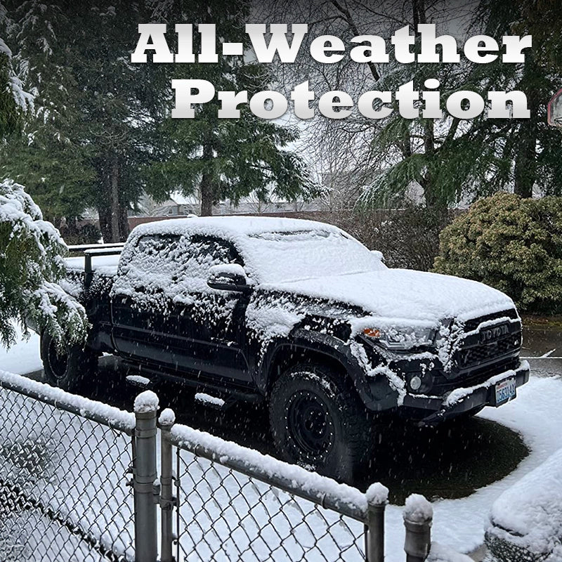 Soft Tri-Fold Truck Bed Tonneau Cover | Fits 2016-2023 Toyota Tacoma | 5’ Bed | Weatherproof, Durable, Easy Install truck dreamer