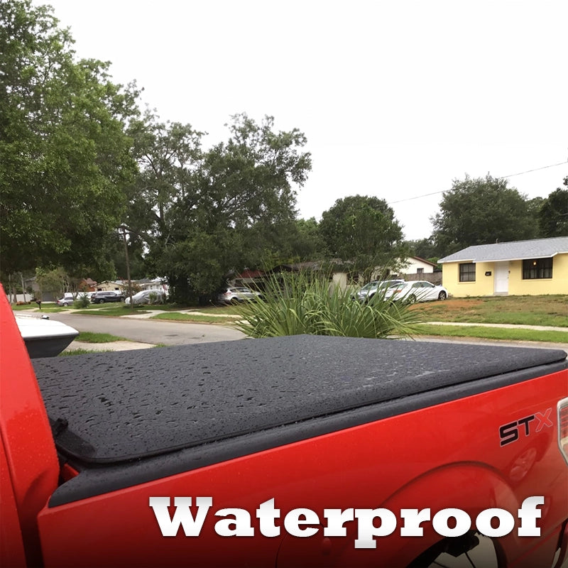 Top Soft Tri-Fold Tonneau Cover for Ford F-150 - 5.5’ Bed | Fits 2021-2024 Models | Weatherproof, Easy Install truck dreamer